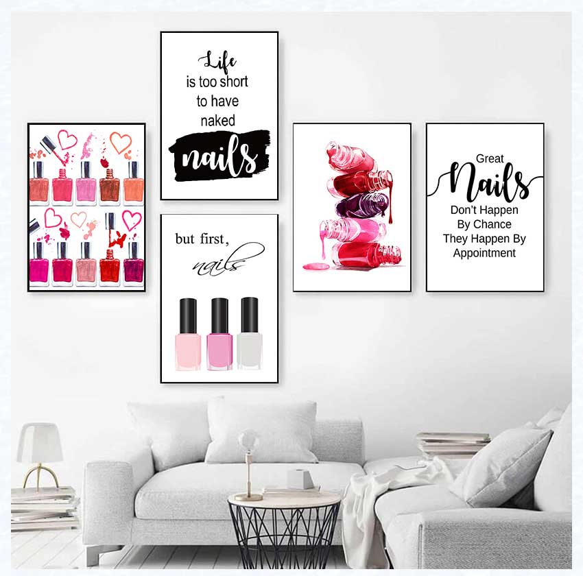 Beauty Of Makeup Quotes - Affiches et impressions d'art, Cadeau pour