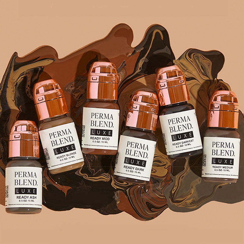 Beauty Luxe Makeup - Encres de maquillage permanents pour sourcils,