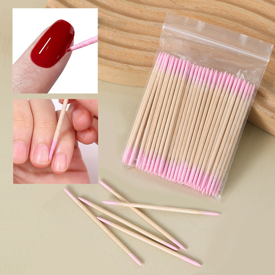 Beauty Makeup Tips - Coton-tige à Double extrémité, 100/200/300 pièces,