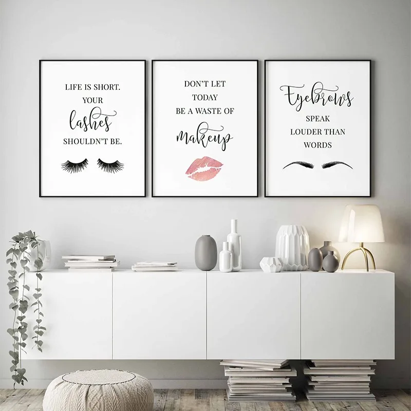 Affiche de citations de maquil - Beauty Of Makeup Quotes avis et prix