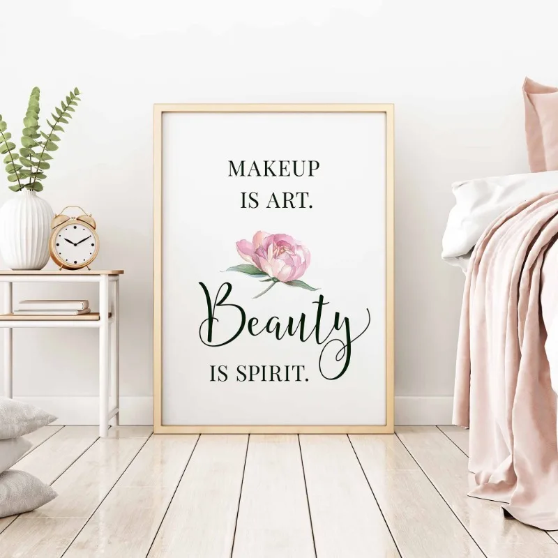 Affiche de citations de maquil - Beauty Of Makeup Quotes avis et prix