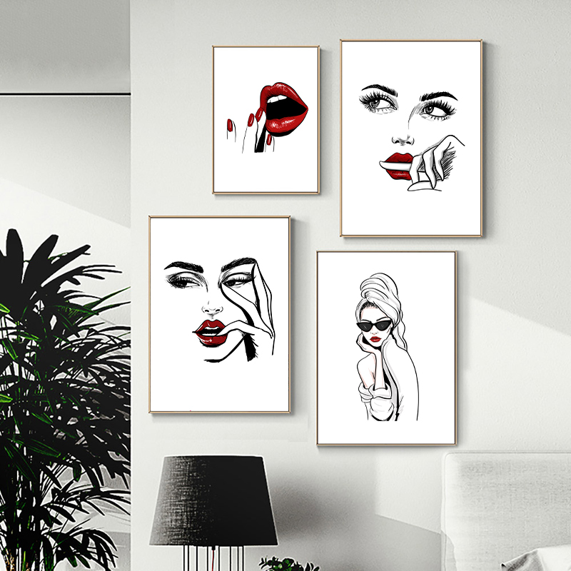Affiche de maquillage de mode  - Beauty Of Makeup Quotes avis et prix