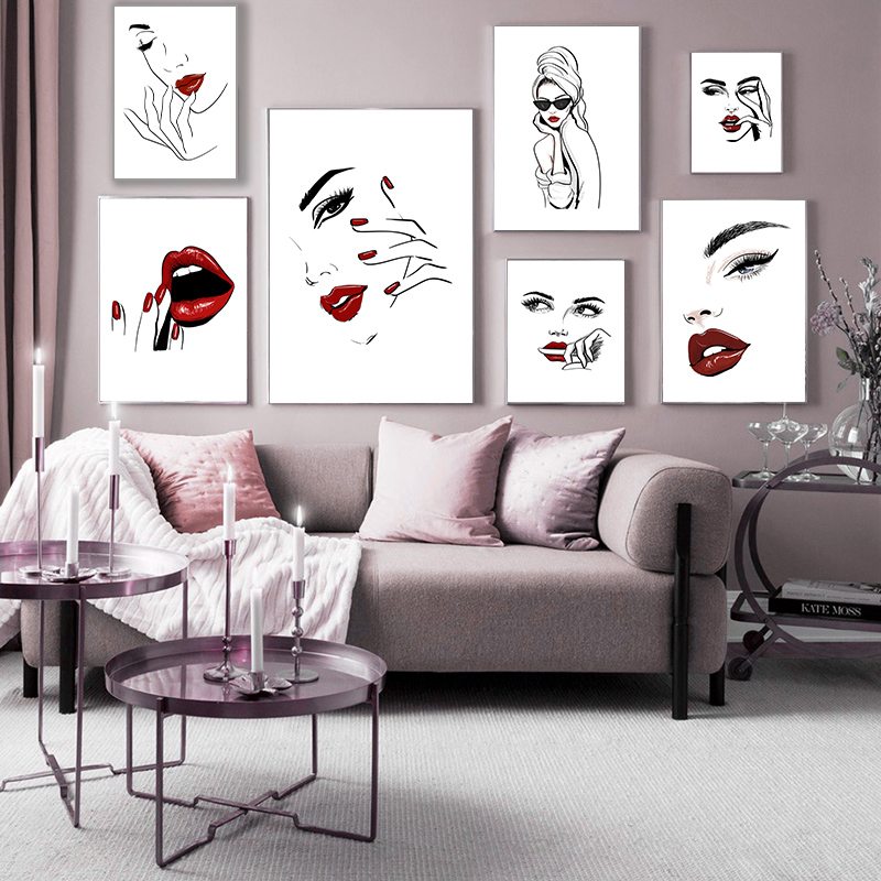 Affiche de maquillage de mode  - Beauty Of Makeup Quotes avis et prix