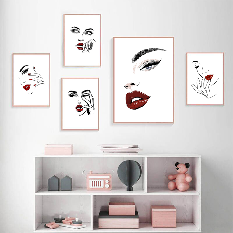 Affiche de maquillage de mode  - Beauty Of Makeup Quotes avis et prix