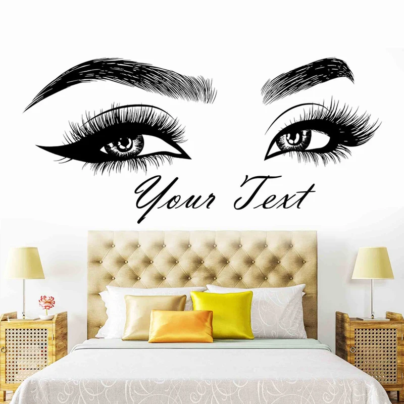 Autocollant en vinyle pour cil - Beauty Of Makeup Quotes avis et prix
