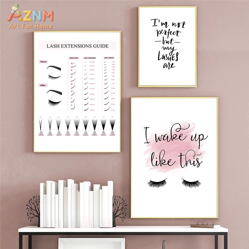 Tableau mural en toile AZNM su - Beauty Of Makeup Quotes avis et prix