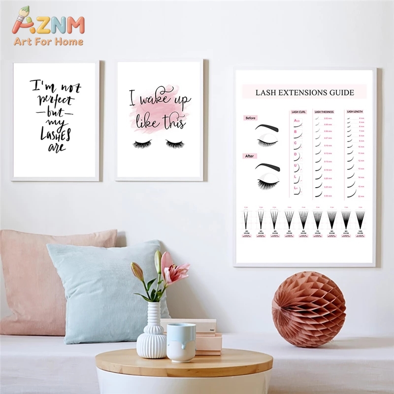 Tableau mural en toile AZNM su - Beauty Of Makeup Quotes avis et prix