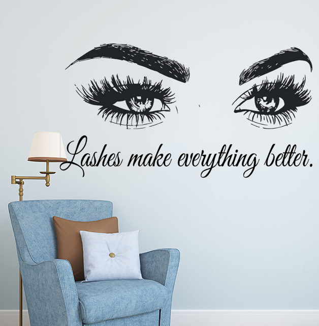 Autocollant Mural en Vinyle av - Beauty Of Makeup Quotes avis et prix