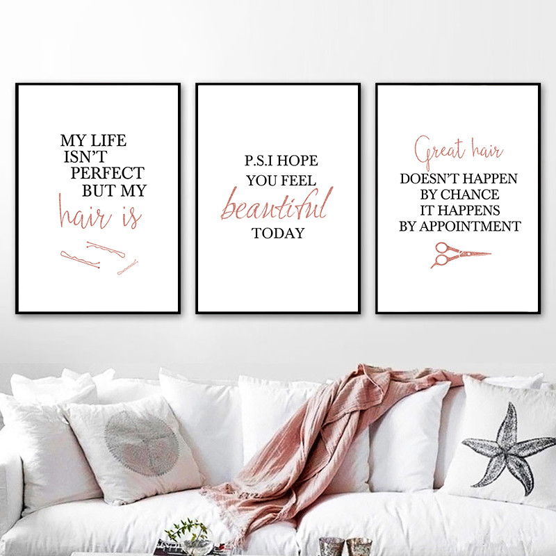 Affiches d'art de citation de  - Beauty Of Makeup Quotes avis et prix