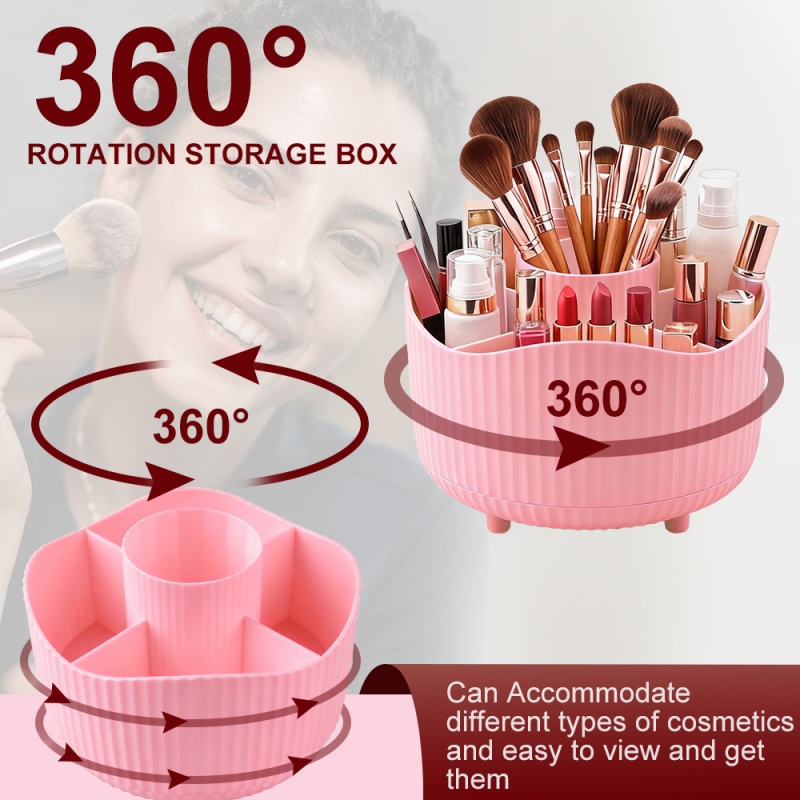 360 °   Boîte de rangement rot - Beauty Kiss Makeup avis et prix