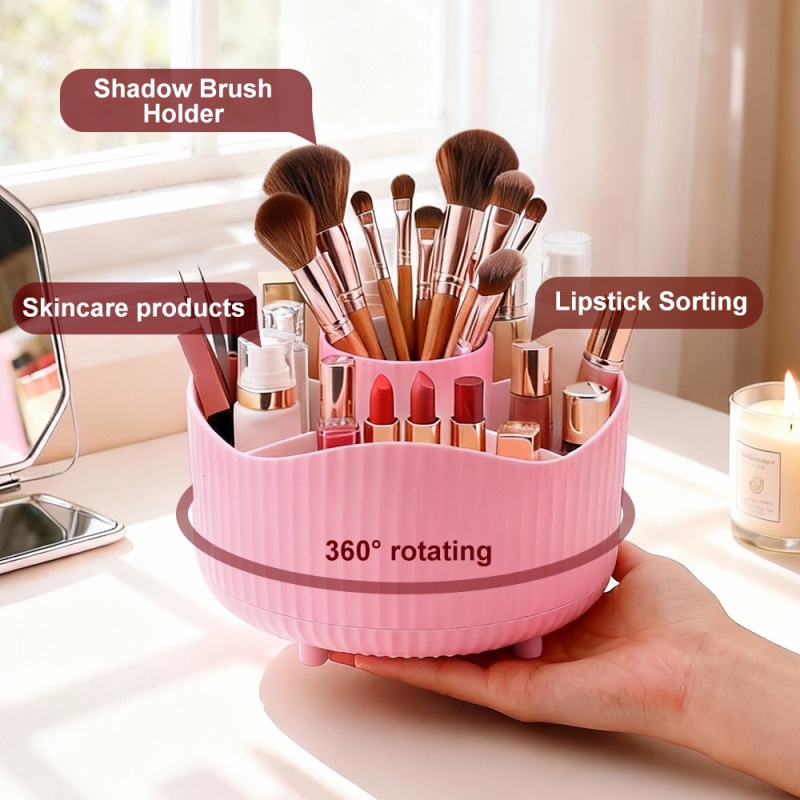 360 °   Boîte de rangement rot - Beauty Kiss Makeup avis et prix